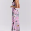 Antonina Rosa Maxikleid mit Blumenmuster als Korsett Antonina Rosa Maxikleid mit Blumenmuster als Korsett