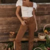 Apollo Tan Vegane Wildleder-Hose Apollo Tan Vegane Wildleder-Hose