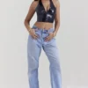 Ariadne – Schwarzes Latex-Oberteil
