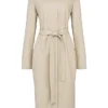 Ariel Beige Trenchcoat aus veganem Leder Ariel Beige Trenchcoat aus veganem Leder