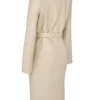 Ariel Beige Trenchcoat aus veganem Leder Ariel Beige Trenchcoat aus veganem Leder
