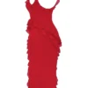 Ariela Cherry Rüschen-Maxikleid Ariela Cherry Rüschen-Maxikleid