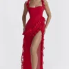 Ariela Cherry Rüschen-Maxikleid Ariela Cherry Rüschen-Maxikleid