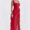Ariela Cherry Rüschen-Maxikleid Ariela Cherry Rüschen-Maxikleid