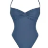 Aruba Deep Blue geraffte Bademode Aruba Deep Blue geraffte Bademode
