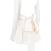 Aryana Elfenbeinfarbenes Minikleid mit Schleife Aryana Elfenbeinfarbenes Minikleid mit Schleife