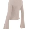 Aster Biscuit Langarm-Strickjacke aus Wolle und Kaschmir Aster Biscuit Langarm-Strickjacke aus Wolle und Kaschmir