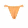 Athens Bikini-Unterteil in Hellorange mit gerafftem, hoch geschnittenem Bein Athens Bikini-Unterteil in Hellorange mit gerafftem, hoch geschnittenem Bein