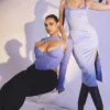 Ava Schwarze Hose mit Falten vorne Ava Schwarze Hose mit Falten vorne