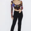 Ava Schwarze Hose mit Falten vorne Ava Schwarze Hose mit Falten vorne