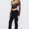 Ava Schwarze Hose mit Falten vorne Ava Schwarze Hose mit Falten vorne