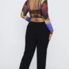 Ava Schwarze Hose mit Falten vorne Ava Schwarze Hose mit Falten vorne