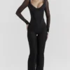 Avalon Schwarze Hose mit hoher Taille