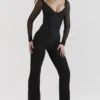 Avalon Schwarze Hose mit hoher Taille