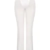 Avalon Weiße Mesh-Hose mit hoher Taille