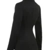 Aviva Schwarze, taillierte Jacke in Sanduhrform Aviva Schwarze, taillierte Jacke in Sanduhrform
