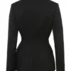 Aviva Schwarze, taillierte Jacke in Sanduhrform Aviva Schwarze, taillierte Jacke in Sanduhrform