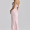 Ayana Rosa Spitzen- und Satin-Maxi-Korsetts-Kleider Ayana Rosa Spitzen- und Satin-Maxi-Korsetts-Kleider