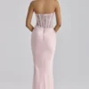 Ayana Rosa Spitzen- und Satin-Maxi-Korsetts-Kleider Ayana Rosa Spitzen- und Satin-Maxi-Korsetts-Kleider