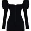 Azaria Mini-Kleid in Schwarz & Vintage-Creme Azaria Mini-Kleid in Schwarz & Vintage-Creme