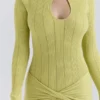 Aziza Pistachio Langarm-Minikleid Aziza Pistachio Langarm-Minikleid