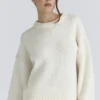 Bear Ivory Wollpullover mit grobem Strickmuster Bear Ivory Wollpullover mit grobem Strickmuster