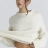 Bear Ivory Wollpullover mit grobem Strickmuster Bear Ivory Wollpullover mit grobem Strickmuster