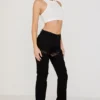 Breanna Schwarze Schnür-Cargo-Hose Breanna Schwarze Schnür-Cargo-Hose