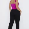 Breanna Schwarze Schnür-Cargo-Hose Breanna Schwarze Schnür-Cargo-Hose