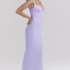 Breeze Orchid Satin-Korsetts-Maxikleid Breeze Orchid Satin-Korsetts-Maxikleid