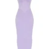 Breeze Orchid Satin-Korsetts-Maxikleid Breeze Orchid Satin-Korsetts-Maxikleid