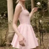 Brigitte Strawberry Shortcake Gingham Korsetts-Minikleid Brigitte Strawberry Shortcake Gingham Korsetts-Minikleid