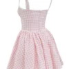 Brigitte Strawberry Shortcake Gingham Korsetts-Minikleid Brigitte Strawberry Shortcake Gingham Korsetts-Minikleid