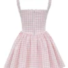 Brigitte Strawberry Shortcake Gingham Korsetts-Minikleid Brigitte Strawberry Shortcake Gingham Korsetts-Minikleid