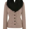Buckingham Puppytooth Check Hourglass Jacke Buckingham Puppytooth Check Hourglass Jacke