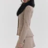 Buckingham Puppytooth Check Hourglass Jacke Buckingham Puppytooth Check Hourglass Jacke