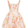 Bunny Peach Poppy Print Twill Minikleid Bunny Peach Poppy Print Twill Minikleid