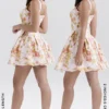 Bunny Peach Poppy Print Twill Minikleid Bunny Peach Poppy Print Twill Minikleid