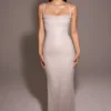 Calla Silber-Perlen-Maxikleid Calla Silber-Perlen-Maxikleid