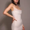 Calla Silber-Perlen-Maxikleid Calla Silber-Perlen-Maxikleid