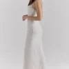Calla Silber-Perlen-Maxikleid Calla Silber-Perlen-Maxikleid