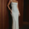 Calla Silber-Perlen-Maxikleid Calla Silber-Perlen-Maxikleid