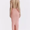 Camelia Apricot Plunge-Maxikleid Camelia Apricot Plunge-Maxikleid