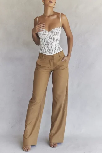 Cameron Caramel – Lässige, maßgeschneiderte Hose