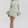 Camilla Pistachio Minikleid mit Rüschenbündchen Camilla Pistachio Minikleid mit Rüschenbündchen