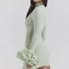 Camilla Pistachio Minikleid mit Rüschenbündchen Camilla Pistachio Minikleid mit Rüschenbündchen