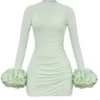 Camilla Pistachio Minikleid mit Rüschenbündchen Camilla Pistachio Minikleid mit Rüschenbündchen