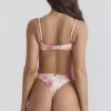 Capri Bikini-Unterteil mit Blumenmuster und hohem Beinausschnitt Capri Bikini-Unterteil mit Blumenmuster und hohem Beinausschnitt
