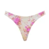 Capri Bikini-Unterteil mit Blumenmuster und hohem Beinausschnitt Capri Bikini-Unterteil mit Blumenmuster und hohem Beinausschnitt