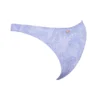 Capri Lavendel Paisley Bikini-Unterteil mit hohem Beinausschnitt Capri Lavendel Paisley Bikini-Unterteil mit hohem Beinausschnitt